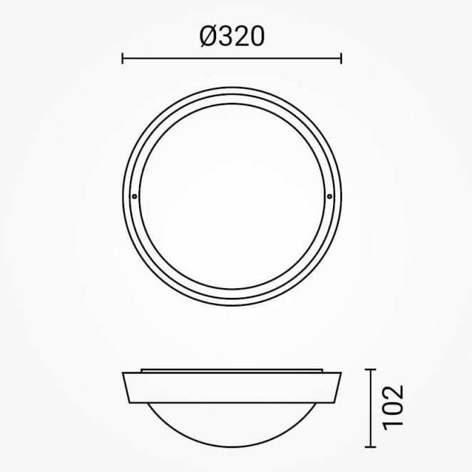 LED Surface Ceiling, with Microwave Motion Sensor, 13W, Neutral Light — image 3