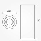 LED Ceiling Lamp, 170 mm — image 5