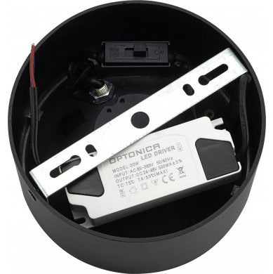 LED Downlight, 20W, Round, Rotatable, Black, CCT — image 2