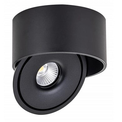 LED Downlight, 20W, Round, Rotatable, Black, CCT — image 1