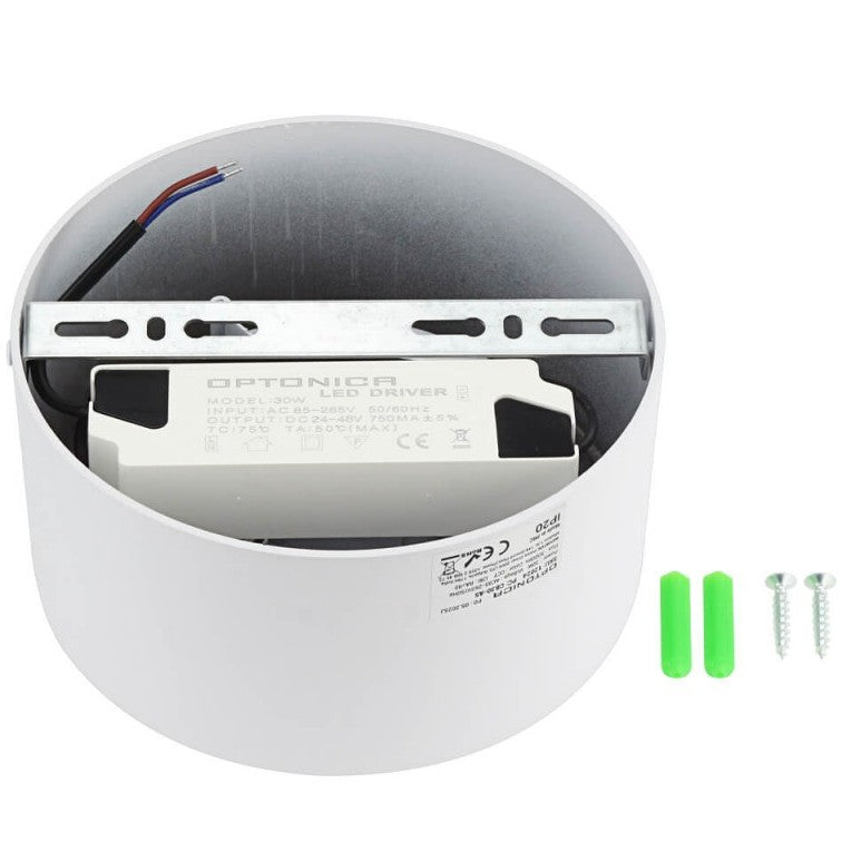 LED Downlight, 30W, Round, Rotatable, White, CCT — image 3