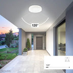 LED Outdoor Ceiling Light, White, 30W, CCT — image 5