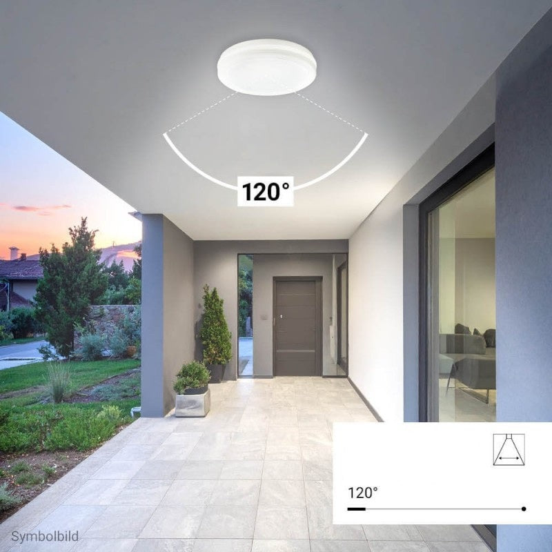LED Outdoor Ceiling Light, White, 30W, CCT — image 5