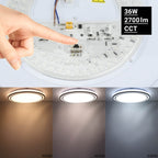 LED Ceiling Light, 36W, White/Indigo, CCT Light — image 4