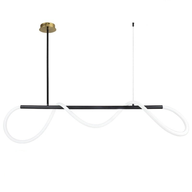 LED Ceiling Lamp, 36W, Black, Warm Light — image 2