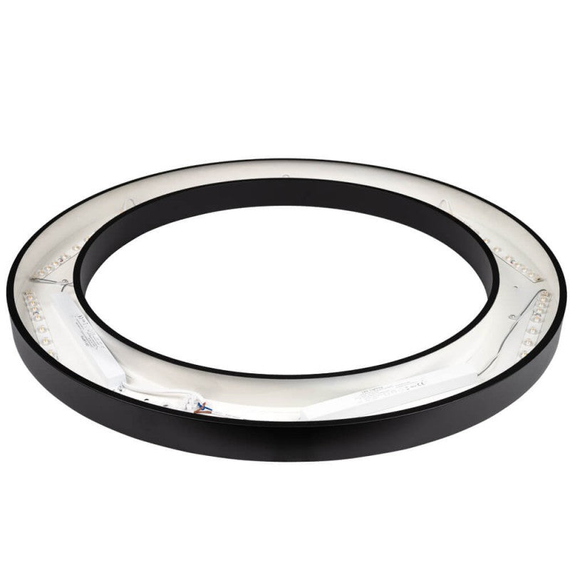 LED Ceiling Light, Round Shape, Black Body, 64W, Warm Light — image 2