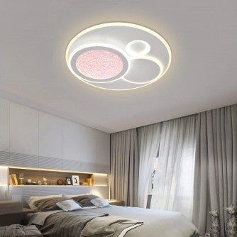 LED Ceiling Light, 84W, White/Gray, CCT Light, Remote Control — image 4