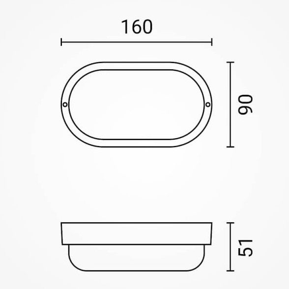LED Surface Ceiling, 8W, White Light — image 5