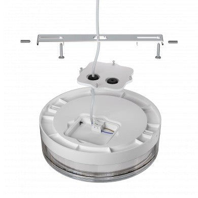 LED Outdoor Ceiling Light, Round, White, 18W, 3CCT, IP65 — image 2