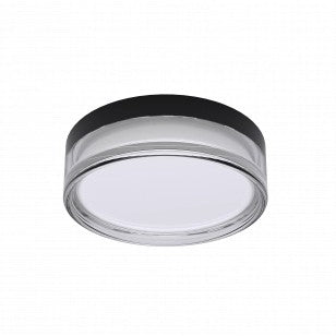 LED Outdoor Ceiling Light, Round, Black/White, 18W, 3CCT, IP65 — image 1