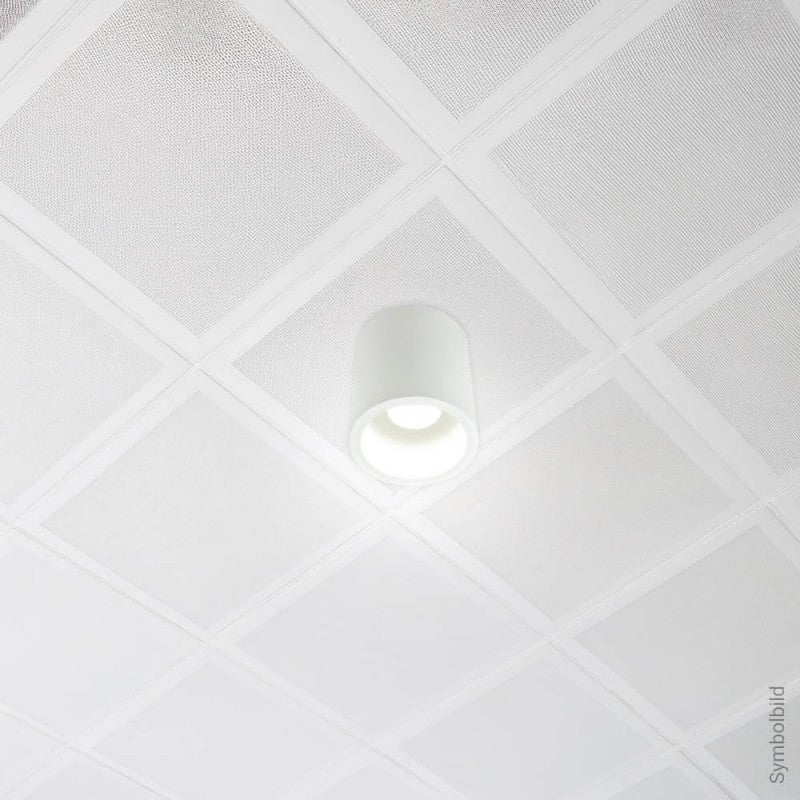 LED Ceiling Lamp, Round, White — image 3