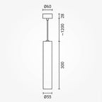LED Hanging Fixture Fitting, White, 300mm — image 3