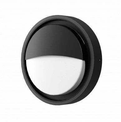 LED Outdoor Ceiling Light, Black, 24W, Warm Light — image 1
