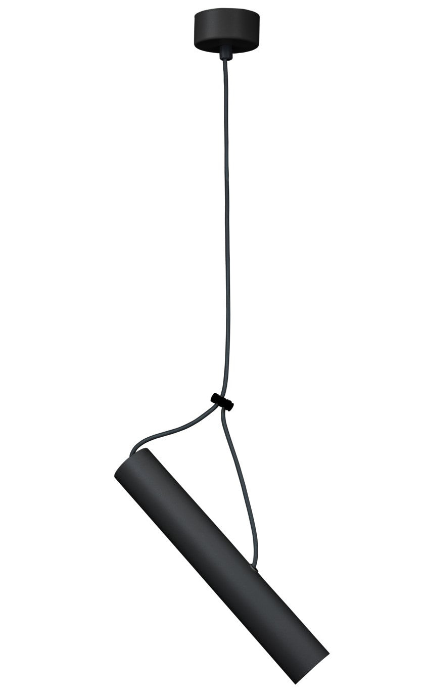 LED Hanging Fixture Fitting, Black, 400mm — image 1