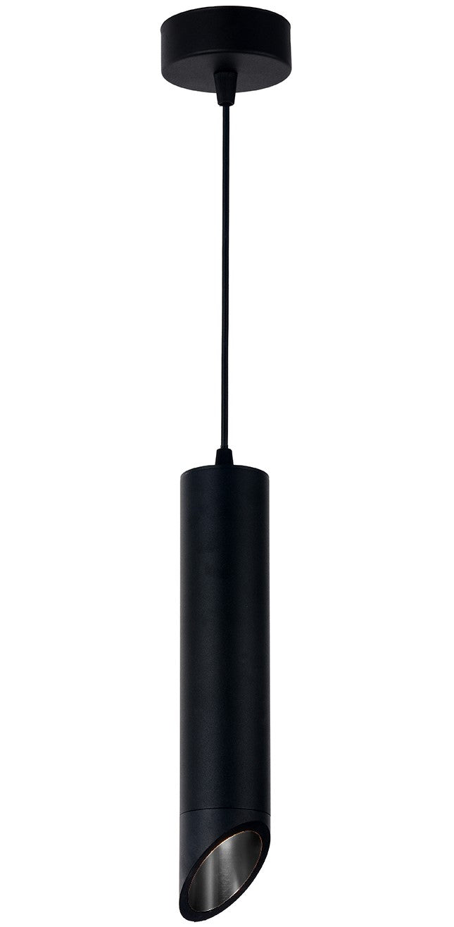 LED Hanging Fixture Fitting, Black Body, Black Inner, 300mm — image 1