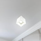 LED Ceiling Lamp, Square, White — image 3
