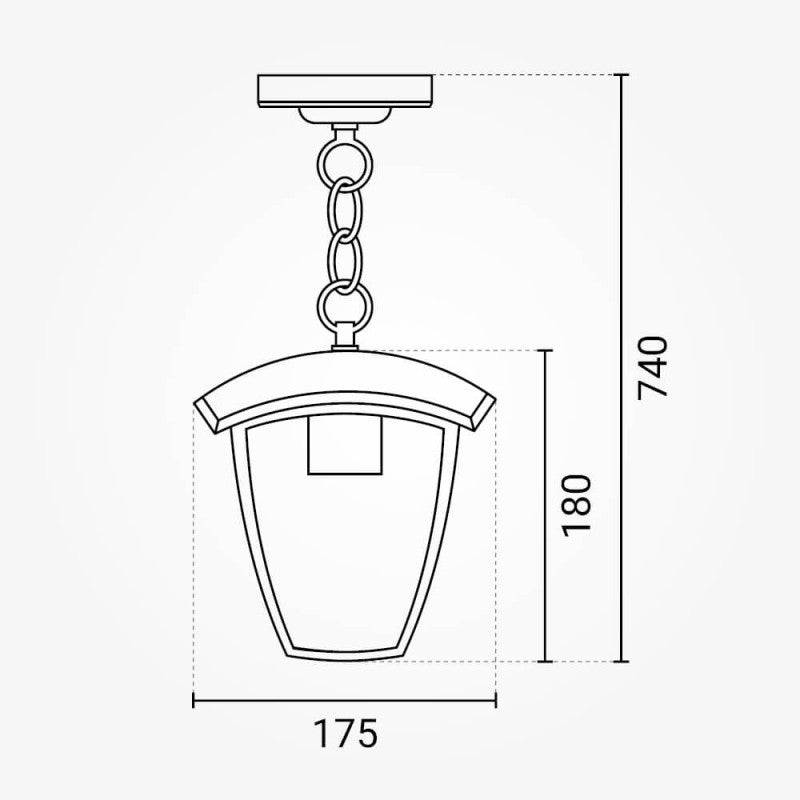 LED Ceiling Lamp, Matt Black — image 4