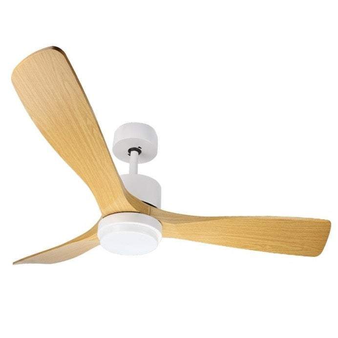 LED Fan Ceiling, 18W, CCT, White/Wood, Remote Control — image 2