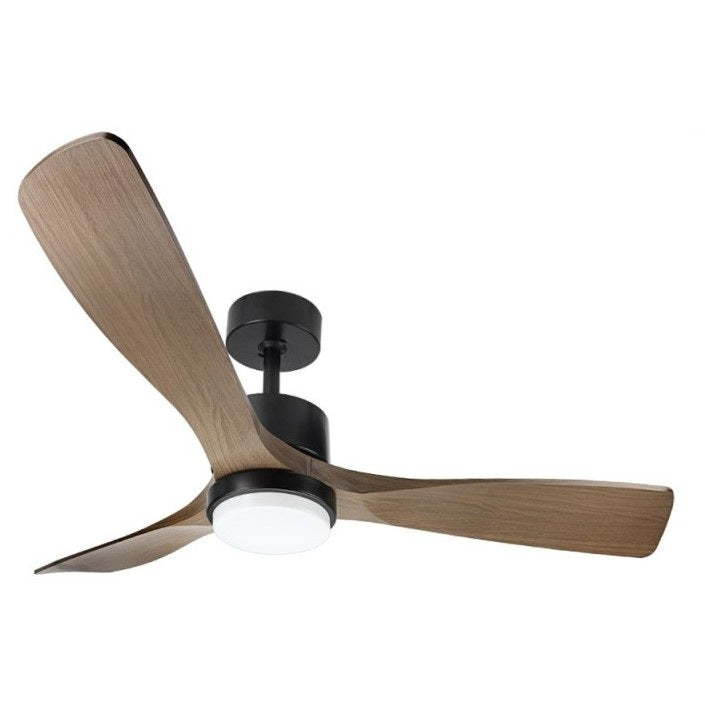 LED Fan Ceiling, 18W, CCT, Black/Wood, Remote Control — image 2