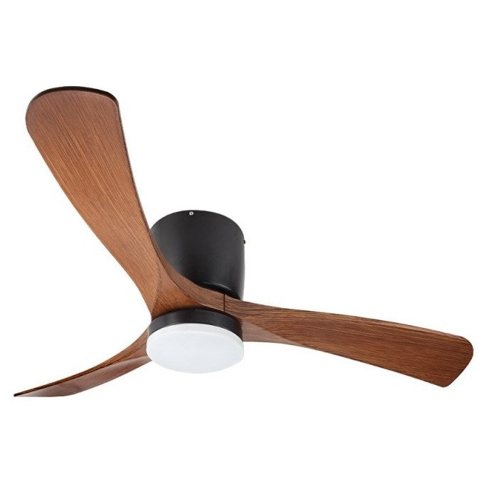 LED Fan Ceiling, 18W, CCT, Black/Wood, Remote Control — image 2