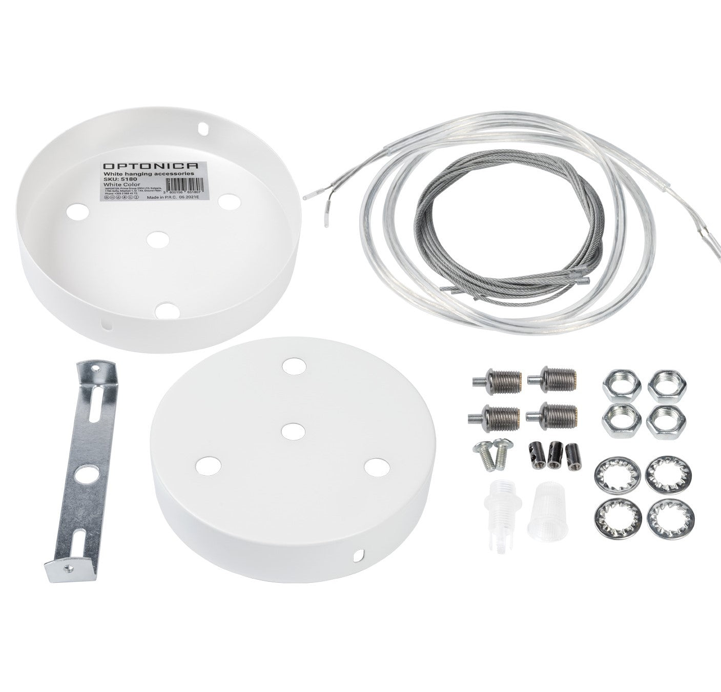 Ceiling Plate For Pendant Lamps, White — image 1
