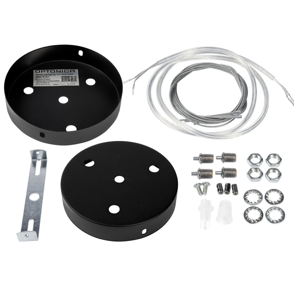 Ceiling Plate For Pendant Lamps, Black — image 1