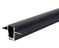 LED Magnetic Track System R15B, width 1.9cm, Built-In, Black, length 1m — image 1
