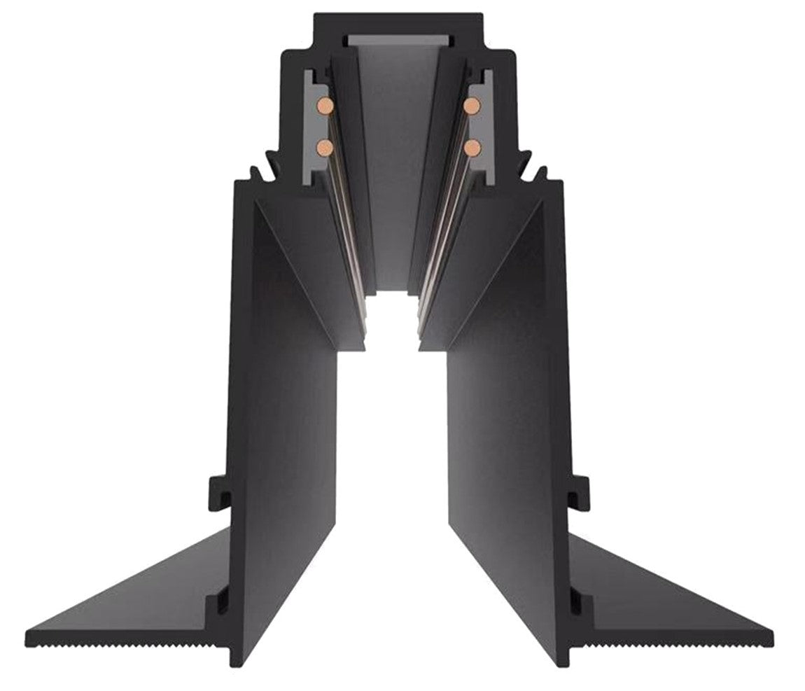 LED Magnetic Track System R35, width 3.5cm, Built-In, Black, length 1.5m — image 1
