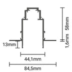 LED Magnetic Track System R35B, width 3.5cm, Built-In, White, length 2m — image 5