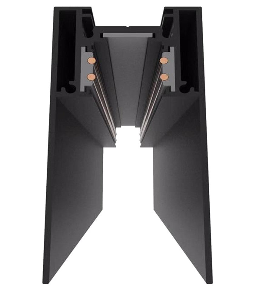 LED Magnetic Track System S35, width 3.5cm, Hanging/Surface, Black, length 2m — image 1