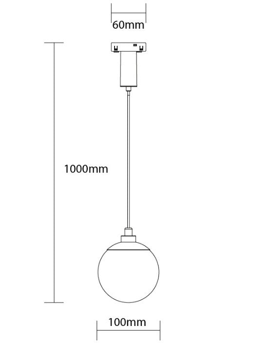 LED Magnetic Pendant Light M05, 48V, 5W, Warm Light — image 2