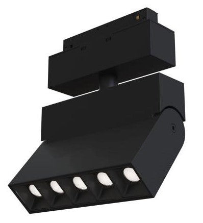 LED Magnetic Folding M35, 10W, 800Lm, 5 Heads, Black, Warm Light — image 1