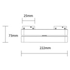 LED Magnetic Linear Adjustable Floodlight M05, 48V, 12W, Warm Light — image 2