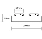 LED Magnetic Wall/Ceiling Light M05, 48V, 20W, Warm Light — image 2