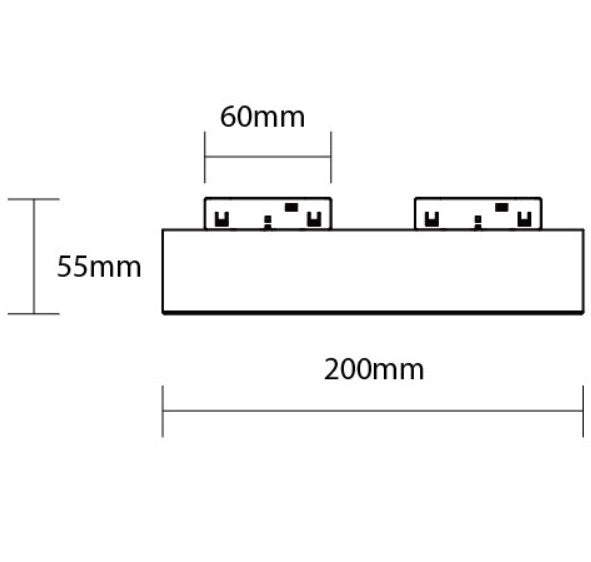 LED Magnetic Wall/Ceiling Light M05, 48V, 20W, Warm Light — image 2