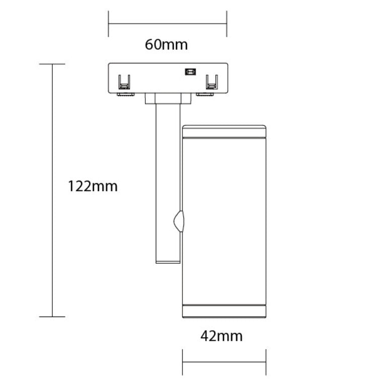 LED Magnetic Spot Floodlight M05, 48V, 7W, Warm Light — image 2
