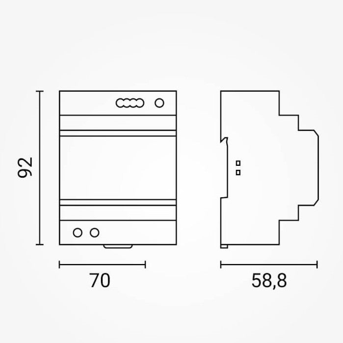 Ultra Slim DIN Rail Power Supply, 100W, 12V, 8.33A — image 4