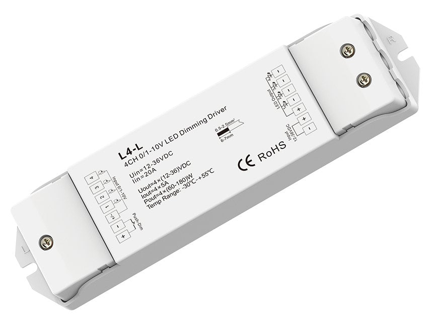 LED Dimming Driver, 12-36V, 5A/Ch, 4 Channels — image 1