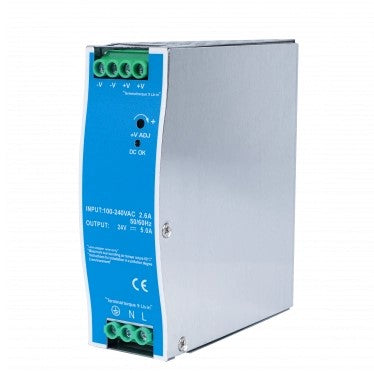 DIN Rail Power Supply, 120W, 24V, 5A — image 1