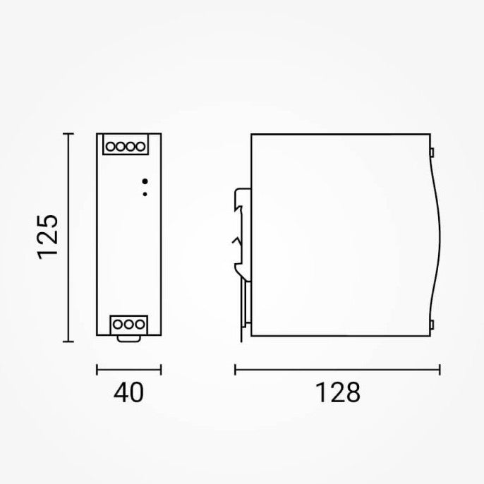 DIN Rail Power Supply, 120W, 24V, 5A — image 4