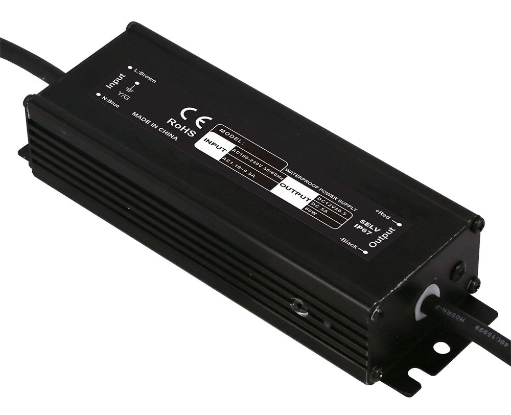 LED Waterproof Power Supply, IP67, 12V, 150W — image 1