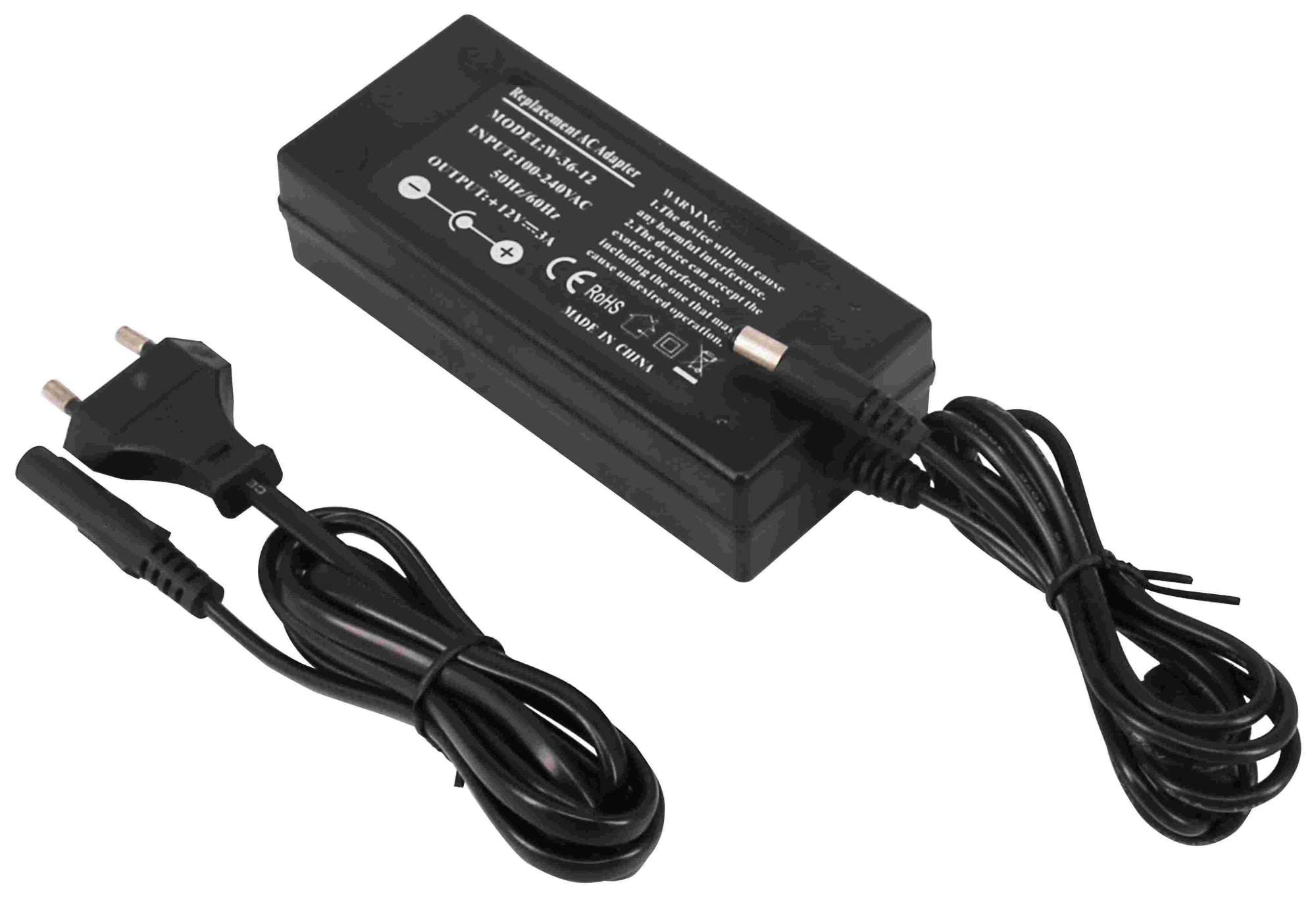 LED Power Supply, 12V, 36W, 3 Years Warranty, with AC Plug — image 1