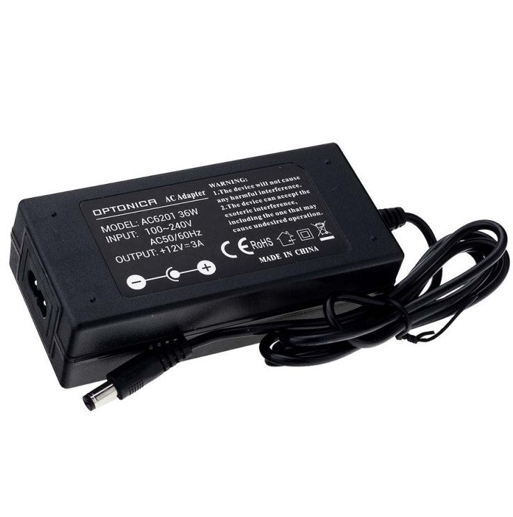 LED Power Supply, 12V, 36W, 3 Years Warranty, with AC Plug — image 3