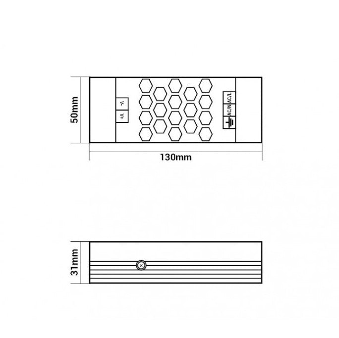 LED Power Supply, 12V, 60W, 3 Years Warranty — image 3