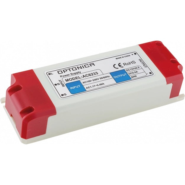 LED Plastic Case Power Supply, 12V, 60W, 3 Years Warranty — image 2