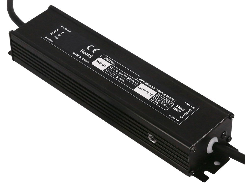 LED Waterproof Power Supply, IP67, 12V, 60W — image 1