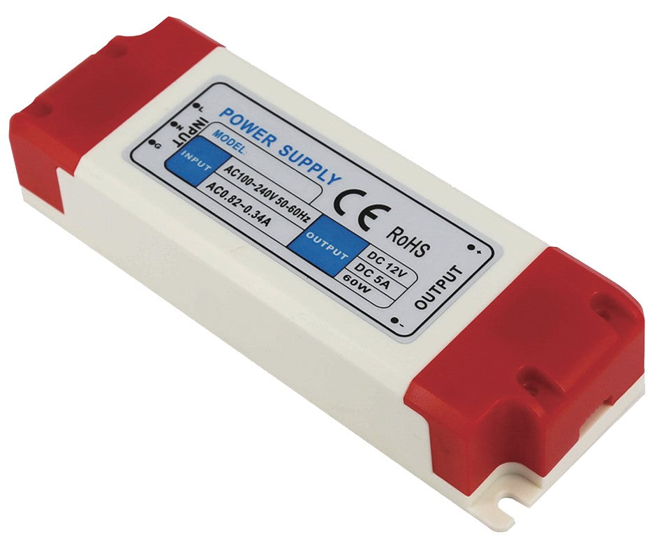 LED Plastic Case Power Supply, 24V, 60W, 3 Years Warranty — image 1