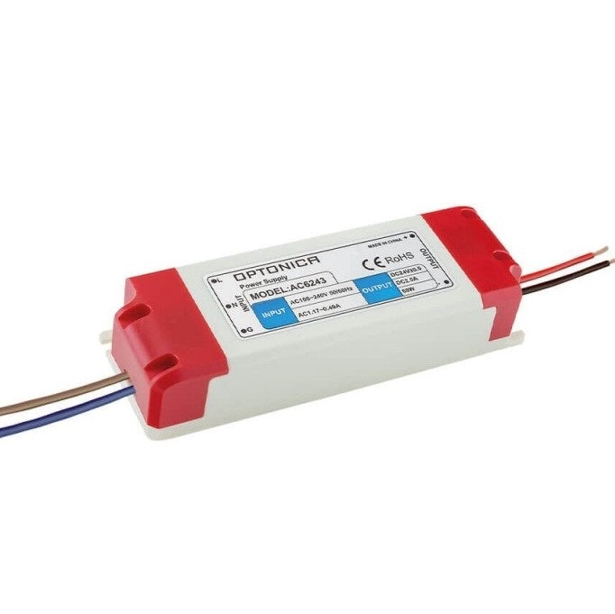 LED Plastic Case Power Supply, 24V, 60W, 3 Years Warranty — image 2