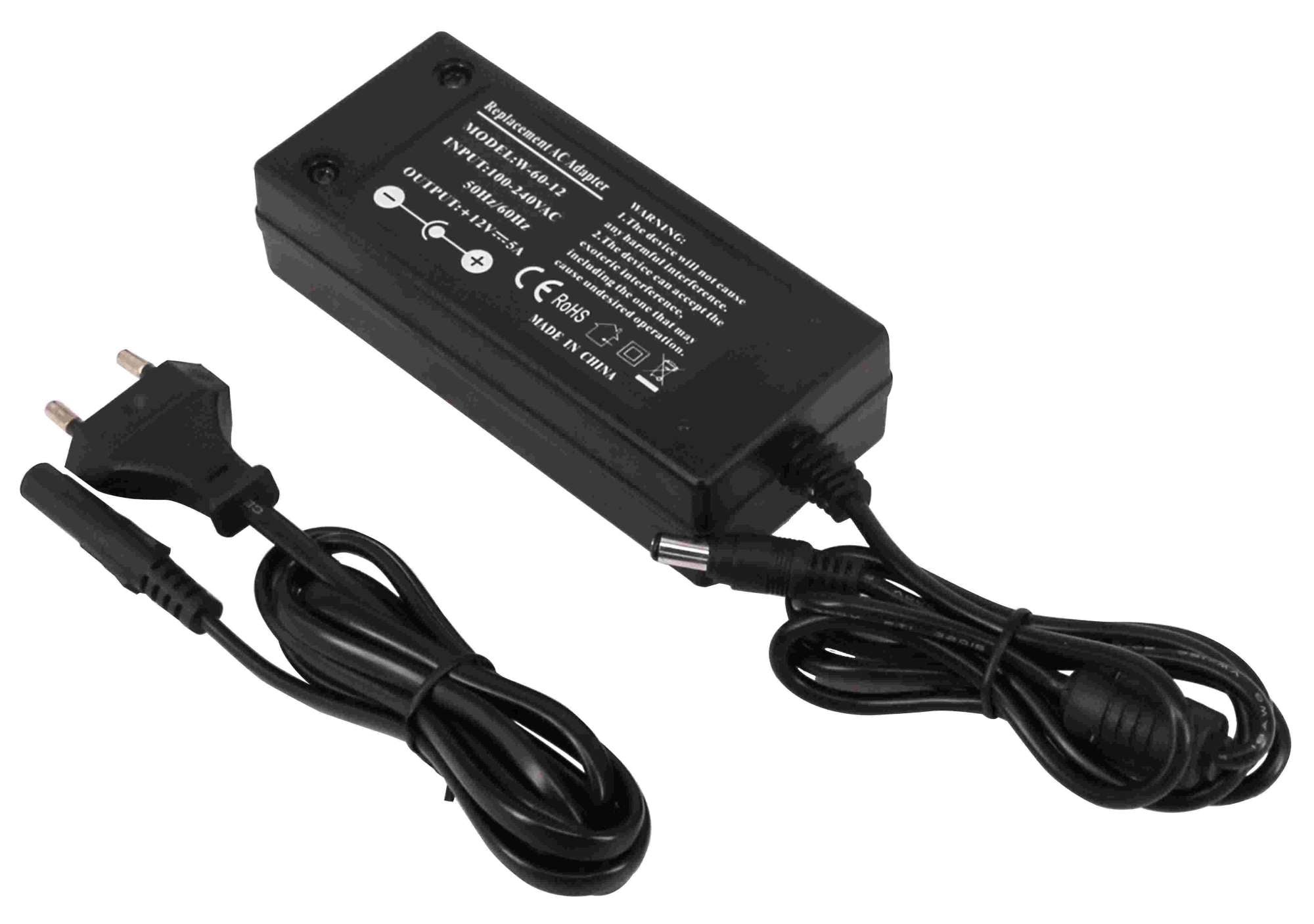 LED Power Supply, 24V, 60W, 3 Years Warranty, with AC Plug — image 1