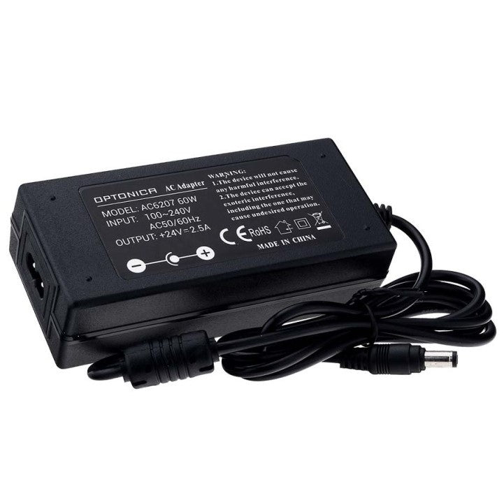 LED Power Supply, 24V, 60W, 3 Years Warranty, with AC Plug — image 3